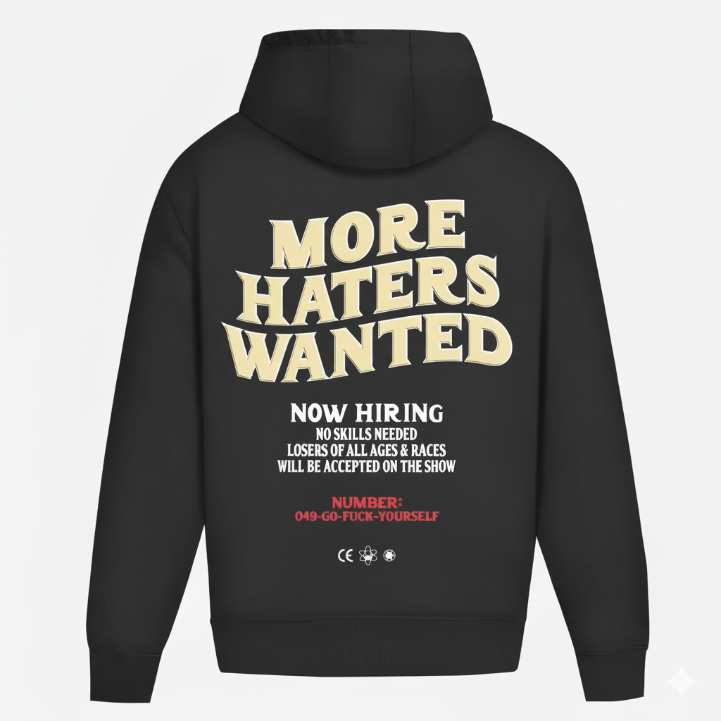 Premium Unisex Pullover Hoodie | More Haters Wanted